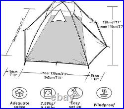 Professional Waterproof & Windproof Lightweight. Camping Tent 2/3/4 Person