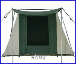Prota Canvas Flex-bow 4 Person Outdoor Camping 7'x9' Waterproof Canvas Tent