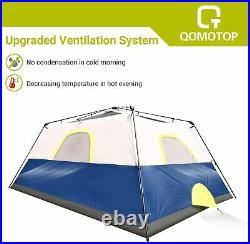 QOMOTOP 1 People Fast 60 Seconds Easy Set Up Instant Cabin Tent, Camping Tent, P