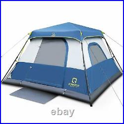 QOMOTOP 6 People Fast 60 Seconds Easy Set Up Instant Cabin Tent, Camping Tent, P