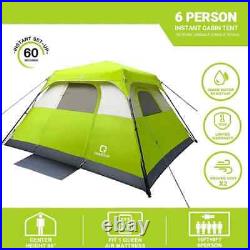 QOMOTOP Instant Tent Rainfly and Carry Bag, Water-Proof Pop up Tent for 6 Person