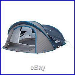 Quechua Waterproof Pop Up Camping Tent 2 Seconds XL AIR III, 3 Man Double Lining