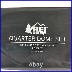 REI Co-Op Tent Quarter Dome SL 1 Muted Sage 1 Person Camping Superlight Nwt