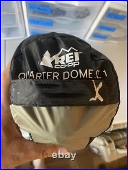 REI Co-op Quarter Dome SL 1 Tent. Ultralight 1P. Used. Complete. USA Seller