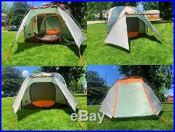 REI Hobitat 4 Cabin Tent + extra vestibule + footprint Family Cabin car camping