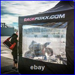 Racefoxx Falt Pavillon Zelt Motorsport 3x3m Standrohr 40mm wasserdicht Paddock