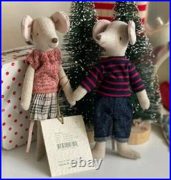 Retired Maileg Maileg Mum and Dad Mom and dad mouse NWT