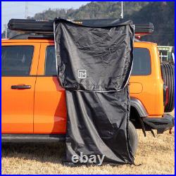 Retractable Car Roof top Popup Toilet Tent Car Shower Tent Shower Awning L shape