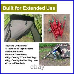 Ridgeback One Person Camping, Hunting Tent, Bugout Bivy & Survival Shelter