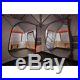 River Camping 12 Person 3 Rooms Large Tent Huge Family Fishing Brown Big Cabin