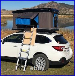 Roof top tent FREE shipping to terminal has damage to front right corner
