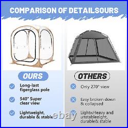 SLSY 2-6 Person Sports Tent Pop Up Bubble Tent Instant Tent Shelter Gazebos