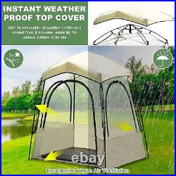 SLSY Sport Tent with Removable Top Cover/Sealed Floor, Instant Weather Proof Pod