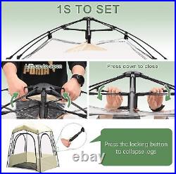 SLSY Sport Tent with Removable Top Cover/Sealed Floor, Instant Weather Proof Pod