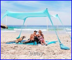 SUN NINJA Pop Up Beach Tent Sun Shelter UPF50+