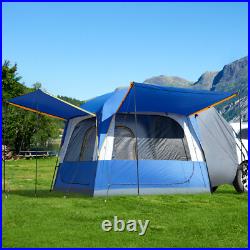 SUV Camping Tent with Rainfly Double Door Dual-Use CUV Car Tent for 4-6 Person