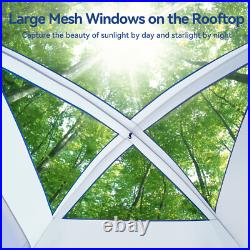 SUV Camping Tent with Rainfly Double Door Dual-Use CUV Car Tent for 4-6 Person