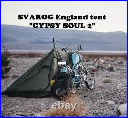 SVAROG England one wall oldschool chopper biker motorcycle tent Gypsy Soul