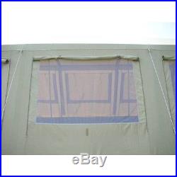 Screen House Tent Wall Camping Outdoor Walled Window Mess Canvas House Pole