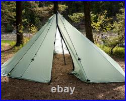 Seek Outside 3-6-person TIPI Redcliff OLIVE GREEN withcarbon pole With Door Screens