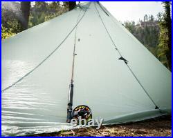 Seek Outside 3-6-person TIPI Redcliff OLIVE GREEN withcarbon pole With Door Screens