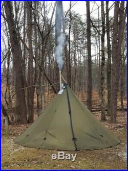 Seek Outside 6 Person Tipi Hot Tent Combo Withoptional Half Nest screen tent