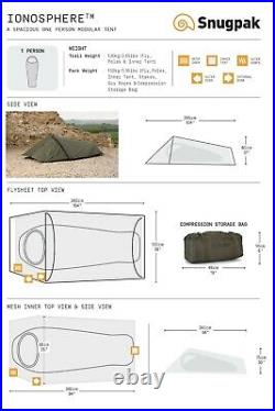 Shelter System Tent, Snugpak. Model Ionosphere