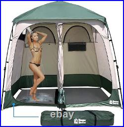 Shower Shelter-Giant Portable Outdoor Pop UP Camping Shower Tent Enclosure