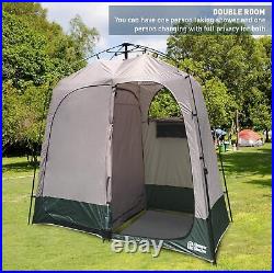 Shower Shelter-Giant Portable Outdoor Pop UP Camping Shower Tent Enclosure