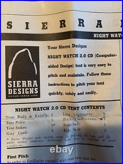 Sierra Designs Night Watch CD 2.0 2-Person, 4-Season Tent