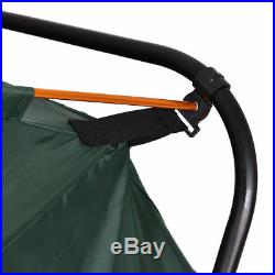 Single 1 Person Folding Camping Waterproof Tent Cot Bed Raised Mat Hiking Bag