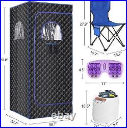 Single Personol Steam Sauna for Home Spa Portable Sauna Box Large Sp. Sauna