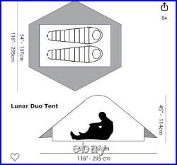 Six Moon Designs Lunar Duo 2 Person Ultralight Gray Tent