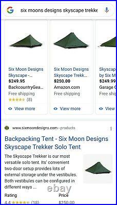 Six Moon Designs Skyscape Trekker Solo Backpacking Shelter