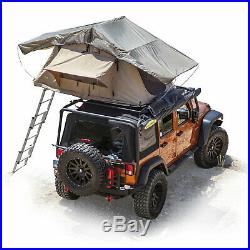 Smittybilt 2783 Overlander Roof Top Camping Folded Tent with Ladder, Coyote Tan