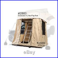 Smittybilt Overlander XL Roof Top Tent with Mattress & Tent Annex Coyote Tan