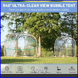 Sports Tent Instant Pop-Up Tent Shelter Weather Proof Pod Clear Tent Bubble Tent