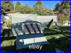 Springbar Canvas 3 Tent Set, Main 3 Door 10x14 plus Bedroom Unit & Leisure Port