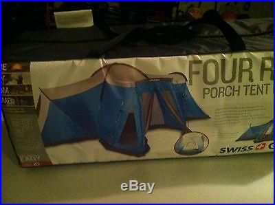 SwissGear 10 Person Four Room Porch Tent cost $220 at Target