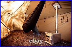 TEGIMEN Hammock Hot Tent with Stove Jack, Spacious Versatile Wall Tent with Snow