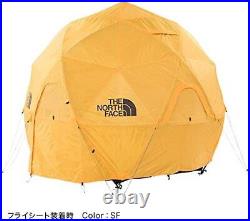 THE NORTH FACE Geodome 4 Tent with Footprint NV21800 Saffron Yellow Japan
