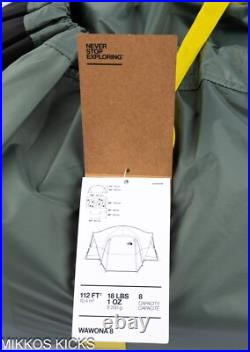 THE NORTH FACE Wawona 8P Tent, Agave Green/Asphalt Grey, One Size THE NORTH FACE Wawona 8P Tent, Agave Green/Asphalt Grey, One Size