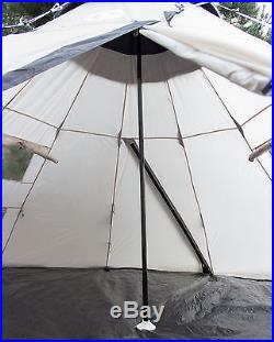 Tahoe Gear Bighorn 4-Person 10' x 10' Teepee Cone Shape Tent TGT-BIGHORN-4