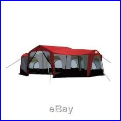 Tahoe Gear Carson 3 Season 14 Person 25 x 17.5 Ft Family Cabin Tent, Red (Used)