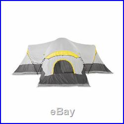 Tahoe Gear Manitoba 14-Person Family Outdoor Camping Tent with Rainfly, Orange