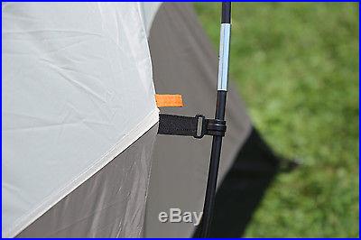 Tahoe Gear Olympic 10 Person Three Season Family Camping Tent Orange/Ivory