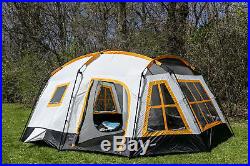 Tahoe Gear Ozark 16-Person 3-Season Cabin Tent, Orange TGT-OZARK-16-B