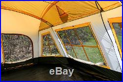 Tahoe Gear Ozark 16-Person 3-Season Cabin Tent, Orange TGT-OZARK-16-B