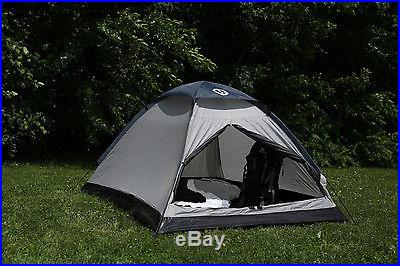 Tahoe Gear Willow 2 Person 3-Season Family Dome Camping Tent Black/Grey