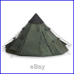 Teepee Tent Camping Equipment Outdoor Shelter Backpacking Hunting 6 Person Green